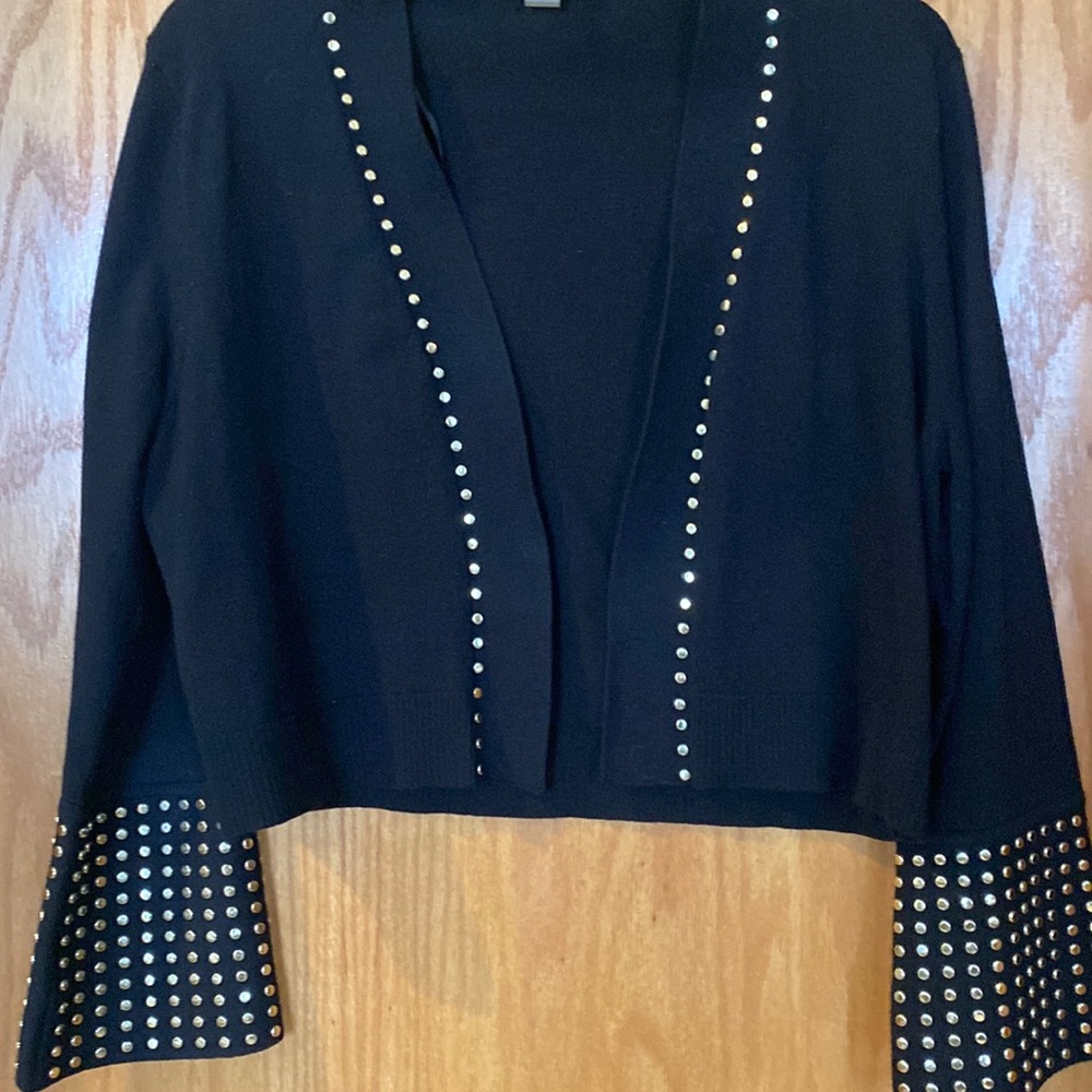 Open front sweater